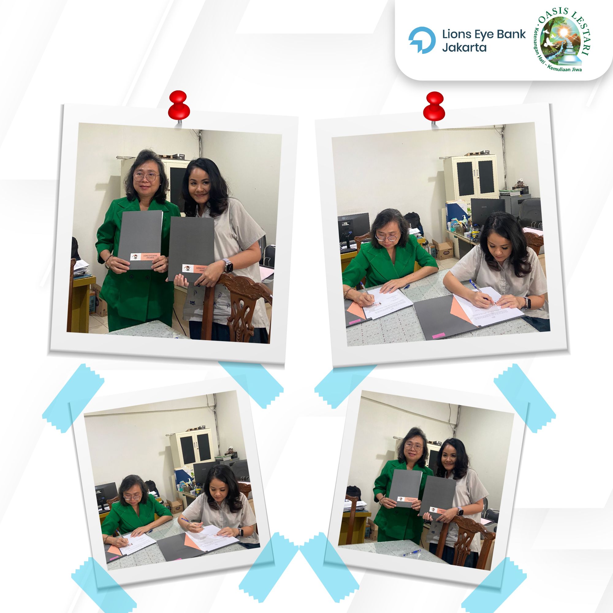 Kerjasama Lions Eye Bank Jakarta dan Rumah Duka Oasis Lestari